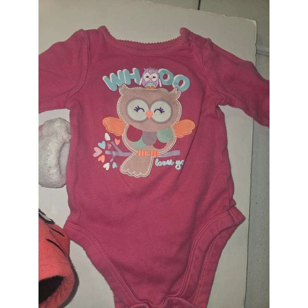 Baby Girl 3-6 Months Clothing Lot 6 Pieces Including Hello Kitty Hoodie